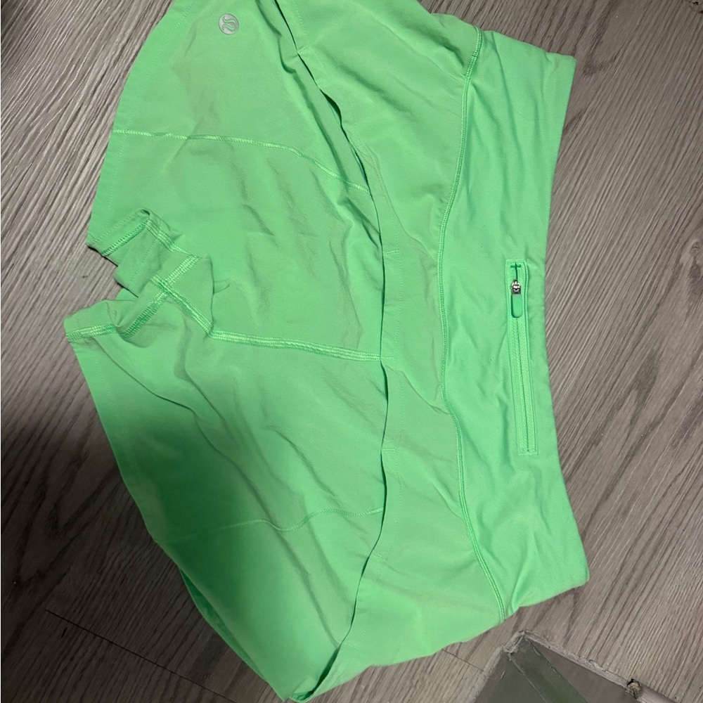 Lululemon Green Speed up Shorts 2.5in